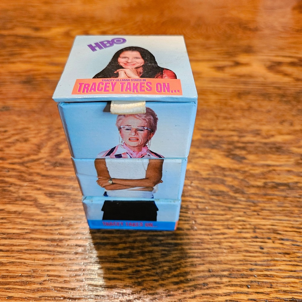 Vintage 1997 HBO Tracey Takes On... Rotating Character Mix & Match Cube‎ Promo